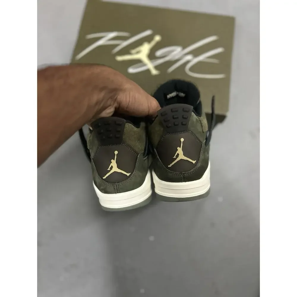 Size 8.5 - Jordan 4 SE Retro Low Craft - Olive